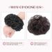 Buy Premium Hair Extensions for Updos | Voluminous Hair Ties in Dark & Light Brown - 45g - Buy Online on SooperMarket.com