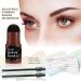 Eyebrow Stamp Shaping Kit with 10 Stencils & 2 Brushes - Long Lasting Brown Black Powder Makeup for Professional Results - Dark Brown Definer Set - Ideal Gift for Women - Buy Online on SooperMarket.com