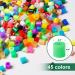 36000 Pcs Value Pack Fuse Beads: Bulk Assorted Multicolor Beads for Kids Crafts - 45 Colors with Ironing Paper - Buy Online on SooperMarket.com