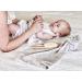 Fephas Wooden Baby Goat Hair Brush for Newborns and Toddlers | Soft Goat Hair & Silicone Brush for Cradle Cap | Great Addition to Baby Registry - Buy Online on SooperMarket.com