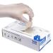 OKIAAS Disposable Gloves L| Latex-Free and Powder-Free Clear Vinyl Gloves for Cooking, Food Prep, Household Cleaning, Exam| Large,100 Counts/Box Large (Pack of 100) Clear-l