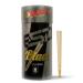RAW Black Cones King Size | 100 Pack | Natural Pre Rolled Rolling Paper Pressed Extra Fine for Thin, Slow Burning, Naturally Translucent Paper with Tips & Packing Tubes Included 100 Count (Pack of 1)
