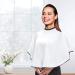Professional White Make-Up Cape for Beauticians - Short Work Coat & Hair Shampoo Scarf | 1 Piece - Buy Online on SooperMarket.com