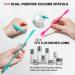 JPNK Airless Pump Jars Set - Travel Containers with Silicone Spatula for Cosmetics - 0.5oz, 1oz, 1.7oz - Buy Online on SooperMarket.com