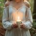 Bofunx Drip Protection Candle Wreath - Christening Communion & Wedding Decorative Skirt with White Fish Design - Buy Online on SooperMarket.com