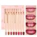 12-Piece Matte Lip Liner Pens Set - Long-Lasting & Creamy | Natural Lip Makeup Pencils - Buy Online on SooperMarket.com
