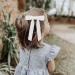 2Pcs Velvet Hair Bows | White Pink Hair Clips for Girls & Women | Vintage Hair Accessories - Buy Online on SooperMarket.com