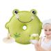 Wontool Shower Ball for Kids - Scrubber Ball for Shower Bath | Honeycomb Design Bathing Accessories for Travel Hotel Bathroom Home and Dormitory Green