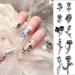 Nail Art Decoration Tips Ornament Metal Alloy Nail Art Decals Pendant Manicure Accessories Eye Catching For Girls Nail Art Accessories Decoration Decals Craft Supplies Jewelry For Girls Crystal B - Buy Online on SooperMarket.com