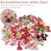 Leeq Dog Hair Grinding Bowknot Rope - 30 pcs Pet Hair Accessories for Long Hair Dogs & Cats - Random Colors - Buy Online on SooperMarket.com
