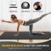 CAMBIVO Extra Wide Yoga Mat 72x32 1/4 - Eco-Friendly SGS Certified Large TPE Mat for Yoga, Pilates, Workout - Dark Black - Buy Online on SooperMarket.com
