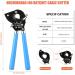 Dechengbao J40 Heavy Duty Ratchet Cable Cutter for Aluminum and Copper Cables up to 400mm - Buy Online on SooperMarket.com