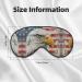 Patriotic Eagle Soft Sleep Eye Mask | Breathable Eye Patch for Women | Ideal for Travel & Relaxation - Buy Online on SooperMarket.com
