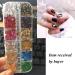 12 Grids Nail Foils Holographic Glitter Sequins - Gold/Silver Mirror Effect Confetti for DIY Manicure - Women/Girls Nail Art Flakes - Buy Online on SooperMarket.com