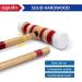 ropoda Six-Player Croquet Set with Wooden Mallets  Colored Balls  Sturdy Carrying Bag for Adults &Kids  Perfect for Lawn Backyard Park and More. - Buy Online on SooperMarket.com