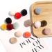 Pack of 30 Mini Faux Fur Pom Poms Beads - Handmade DIY Crafts - 30mm Mix Colors - Buy Online on SooperMarket.com
