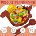 Silicone Baby Bowl with Suction - Food Grade BPA-Free Toddler Weaning Bowl in Red - Buy Online on SooperMarket.com