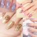Glitter Nail Polish Set - Reflective Glitter Nail Varnish Sets - 5 Colours Sparkly Shiny Nail Polish Kit - Quick Dry Nail Varnish Gift Sets - No Need Baking Nail Polish for DIY Nail Art Sparkly pink+blue+red+gold+purple - Buy Online on SooperMarket.com