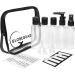 TSA Approved Travel Bottles & Toiletry Bag Set for Airplane - Vacation & Cruise Essentials (Model GG2) - Buy Online on SooperMarket.com