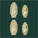 24pcs Religious Nail Charms Kit - San Judas Virgin Mary Cross 3D Nail Gems in Gold and Silver - Buddha Charms and Rhinestones for Nail Art - Buy Online on SooperMarket.com