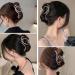 Punk Style Metal Silver Hair Claw Barrette - Irregular Hair Clip for Women, Hair Accessory 1Pcs - Buy Online on SooperMarket.com