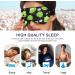Haskirky Light Blocking Eye Mask - Breathable & Adjustable - For Adults - Ideal for Travel, Yoga, Meditation - Cute Green Frogs Design - Buy Online on SooperMarket.com