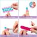 Gradient Color Nail Wraps 8 Sheet Set with Nail File & Scissors - Multicoloured Nail Art Strips for Women & Girls - Buy Online on SooperMarket.com