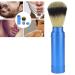 Portable Shaving Brush for Men - Soft Hair Blue Handle Barber Brush for Travel & Facial Shaving - Buy Online on SooperMarket.com