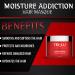 Tibolli Moisture Addiction Mask - Deep Conditioning Keratin Treatment for Dry Damaged Colored Hair (17.6 Fl Oz/500g) - Hydrating & Smoothing Hair Mask - 1 Pack - Buy Online on SooperMarket.com