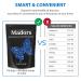 Madors Hard Wax Beads 1lb Kit with 10 Applicator Sticks - Hair Removal for Full Body, Facial, Brazilian, Bikini, and Legs (Blue) - Buy Online on SooperMarket.com