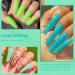 Lavender Violets 12 Pcs Dip Powder Nail Kit Spring 2 Summer Colours Lemon Yellow Light Pink Neon Green Blue Dipping Powder Liquid Set 2 in 1 Base & Top Coat Activator Nail Art Manicure M211 Neon Yellow Green - Buy Online on SooperMarket.com