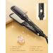 Wavytalk Wet to Straight Titanium Flat Iron - 1.7 Inch Professional Straightener with Dual Voltage & 50% More Protection - Black - Buy Online on SooperMarket.com