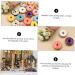 Uonlytech 20 Pcs Donut Decoration Blush Decor Bling Decor Lovely Ornament Child Accessories Earth Tones - Buy Online on SooperMarket.com