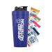 Applied Nutrition Bundle Metal Protein Shaker + 5 Sample Bundle - Sports Supplements Stainless Steel Shaker Metal Shaker Bottle Durable & Lightweight (750ml) Shaker + Samples