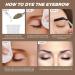 Simpout Purely Natural Eyebrow Henna - Instant Brow Color Kit for Professional Spot Coloring - DIY Eyebrow Coloring Kit for Home and Salon - Easy to Use (E02 Dark Brown) - Buy Online on SooperMarket.com