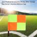 2PCS Football Referee Flags with Storage Bag - Waterproof Hand Flags for Soccer, Rugby, and Hockey Matches | 13.78x13.78inch - Buy Online on SooperMarket.com