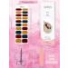 Kalolary Gel Nail Polish Strips Nail Gel Art Sticker Waterproof Full Nail Wraps Decal Sets with Scissors Nail File and Stick for Women Girls Nail Art Decor (UV/LED Lamp Required)-7 - Buy Online on SooperMarket.com