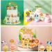 16-Piece Jungle Safari Cake Decorations for 2nd Birthday - Forest Animals & Happy Birthday Topper for Girls - Buy Online on SooperMarket.com