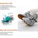 TMEOG Baby Booties - Infant Boots for Boys & Girls 0-18 Months - Black Striped - Size 0-6 Months - Buy Online on SooperMarket.com