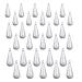 30 PCs fishing weights kit shot weights fishing sinker pear lead fishing lead sink fishing drop shot lead set for outdoor fishing 3 different (5g/10g/15g))