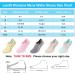 LeIsfIt Unisex Water Shoes - Quick-Dry Aqua Socks for Beach, Pool, Surf - Beige - Size 8-9 Women/6.5-7 Men - Buy Online on SooperMarket.com