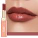 Oulac 2 in 1 Lipstick and Lip Balm  Juicy and Glossy Lip Care Lipstick  Smooth and Hydrated Lips  Glossy Finish for Dry  Cracked and Chapped Lips  Vegan 2.2g/0.07oz (02)  02 Grande Dame Plummy terracotta