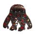 JCGY Claw Clip Metal Hair Claw Antique Bronze Trim Sparkly red Crystals YY86410Red Red/bronze trim