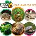 LUCKY HERP 100W Reptile Heat Lamp Bulb Full Spectrum UVA UVB Light Bulb High Intensity Self-Ballasted Reptile Heat Basking Spot Bulb Sun Lamp for Bearded Dragon Lizard Turtle(Clear) 100W Clear - Buy Online on SooperMarket.com
