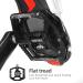 Black MZYRH MTB Mountain Bike Pedals with Cleats - Dual Function SPD Compatible, Sealed Clipless Aluminum, 3 Bearings - 9/16 Platform - Buy Online on SooperMarket.com