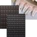 JMEOWIO 12 Sheets Colorful Star Nail Art Stickers Decals - Self-Adhesive Silver Design Decoration Supplies - Buy Online on SooperMarket.com