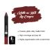 SUGAR Matte As Hell Crayon Lipstick - 15 Stephanie Plum | Plum Mauve Shade with Sharpener | Highly Pigmented, Creamy Texture, Long Lasting - Buy Online on SooperMarket.com