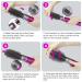 Buy Anti-Flying Nozzle & Round Volumizing Brush for Dyson Airwrap HS01/HS05 | Smoothing Dryer Attachment – Enhance Your Styling Experience - Buy Online on SooperMarket.com