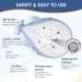Waterproof Floating BPA-Free Digital Baby Bath Thermometer with Mute Alarm - Bath Time Toy - Buy Online on SooperMarket.com