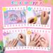 Non-Toxic Children's Nail Polish Set - 12 Colors Peel-Off & Quick Drying - Perfect Birthday Gift for Girls Age 3+ - Buy Online on SooperMarket.com